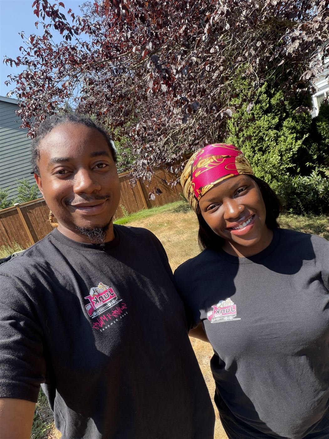 Smiles 4 Miles owners smiling on the job
